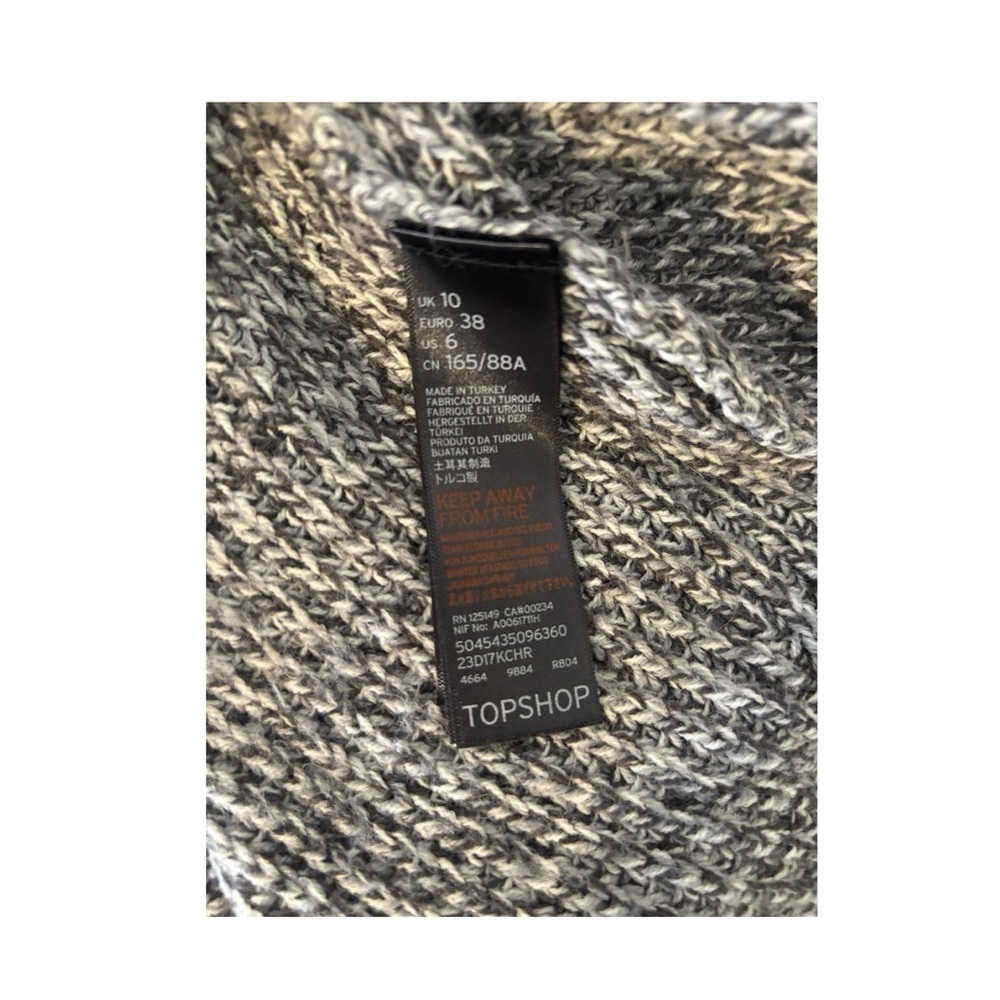 Topshop Mock Neck Tunic Sweater - Picture 5 of 5